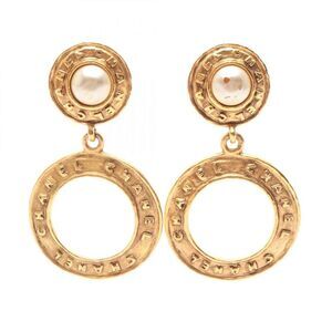 Pre Loved chanel Women metallic | gold Earrings